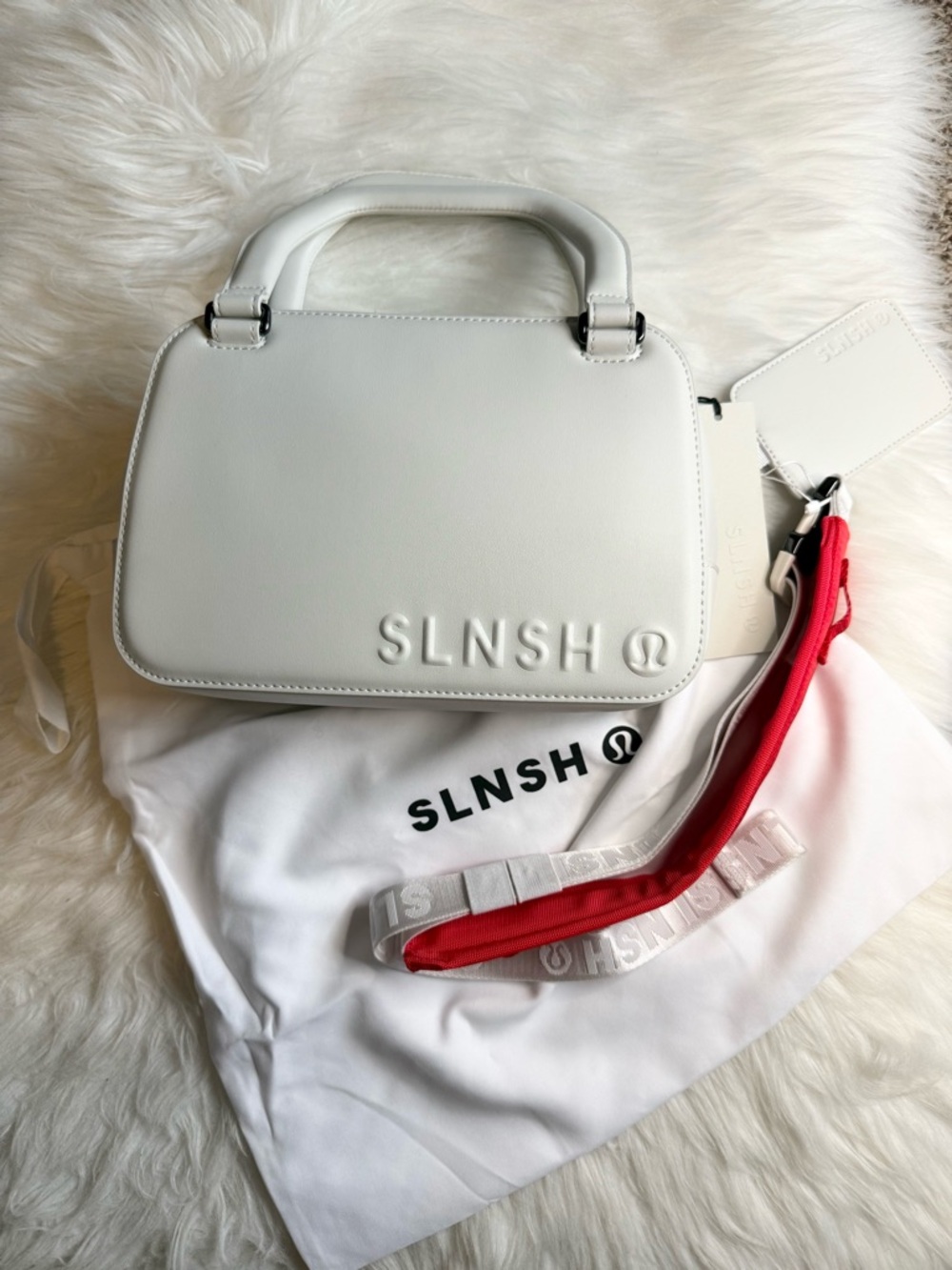 Lululemon Top-Handle Leather Alternative XL Belt Bag 2L SLNSH Collection LVPR